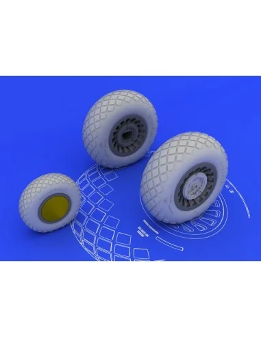 B-25H/J wheels for HK Models, 1/32 - Eduard Accessories 632014
