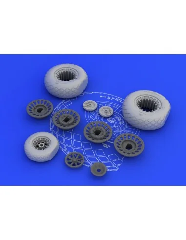 B-25H/J wheels for HK Models, 1/32 - Eduard Accessories 632014