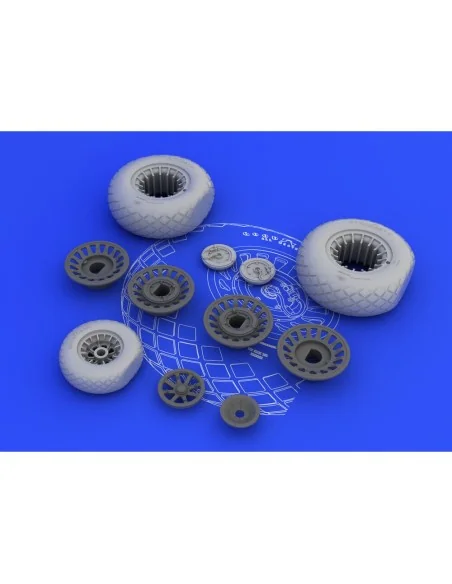 B-25H/J wheels for HK Models, 1/32 - Eduard Accessories 632014