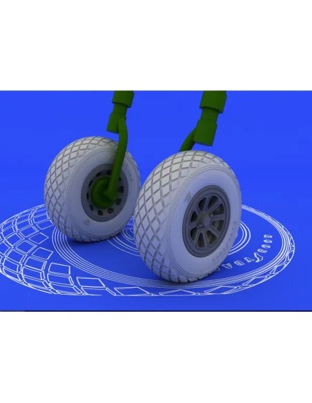 P-51 wheels for Tamiya, 1/32 - Eduard Accessories 632015