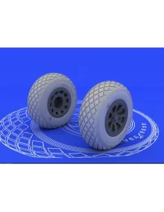 P-51 wheels for Tamiya, 1/32 - Eduard Accessories 632015 2
