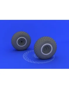 B-17 wheels for HK Models, 1/48 - Eduard Accessories 632017