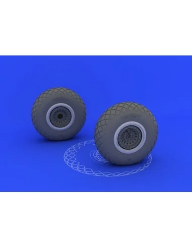 B-17 wheels for HK Models, 1/48 - Eduard Accessories 632017