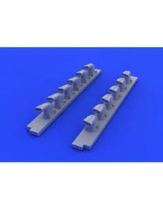 Bf 109G-6 exhaust stacks for Revell, 1/32 - Eduard Accessories 632020