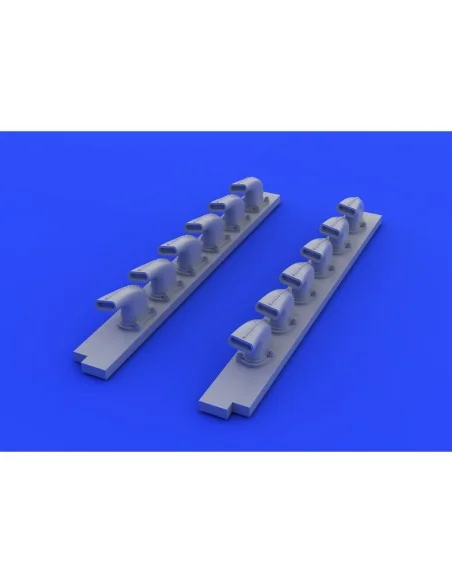 Bf 109G-6 exhaust stacks for Revell, 1/32 - Eduard Accessories 632020