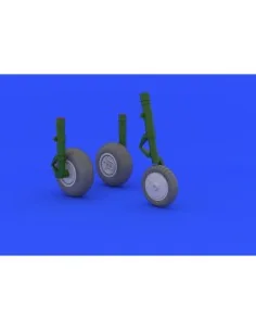 Me 262 wheels for Trumpeter, 1/32 - Eduard Accessories 632031 2