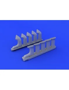 Mosquito Mk.VI exhaust stacks f.Tamiya, 1/32 - Eduard Accessories 6...