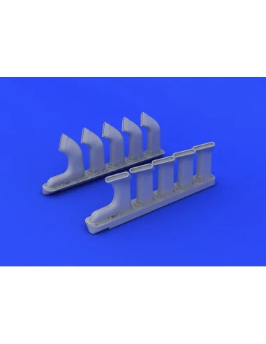 Mosquito Mk.VI exhaust stacks f.Tamiya, 1/32 - Eduard Accessories 6...
