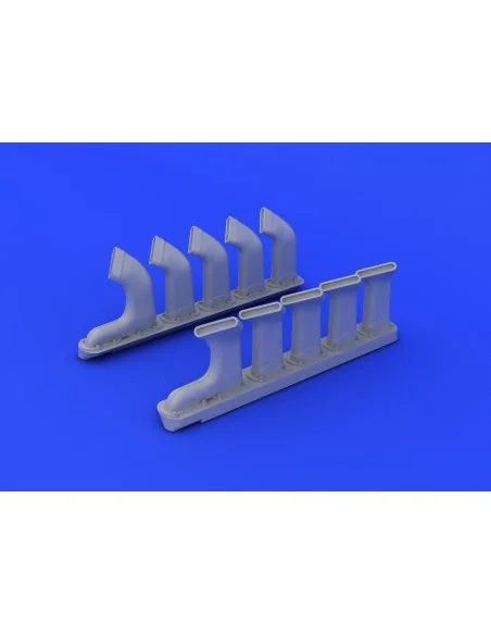 Mosquito Mk.VI exhaust stacks f.Tamiya, 1/32 - Eduard Accessories 6...
