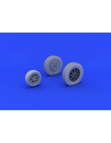 P-39 wheels late for KittyHawk, 1/32 - Eduard Accessories 632073