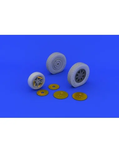 P-39 wheels late for KittyHawk, 1/32 - Eduard Accessories 632073