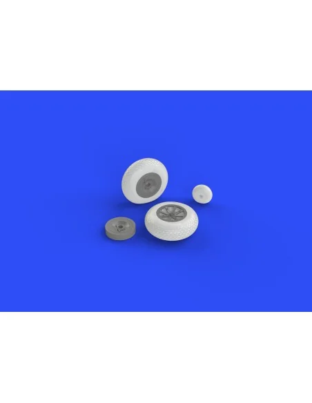 P-40 wheels w/pattern for Hasegawa, 1/32 - Eduard Accessories 632080