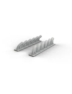 P-39Q/N exhaust stacks for KittyHawk, 1/32 - Eduard Accessories 632081 2