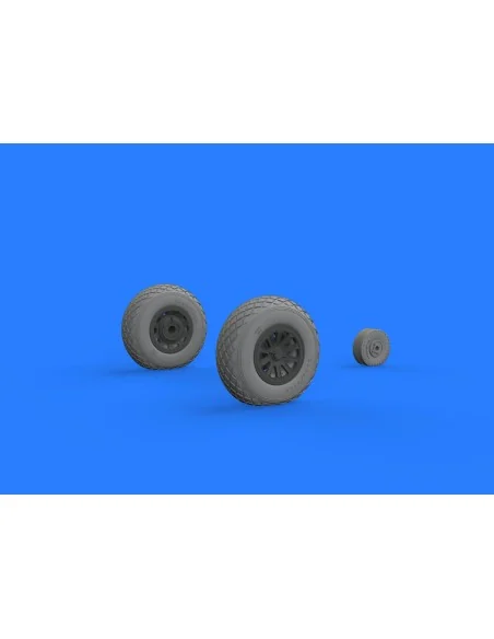 [NO_DESC] P-51D wheels for Revell, 1/32 - Eduard Accessories 632116