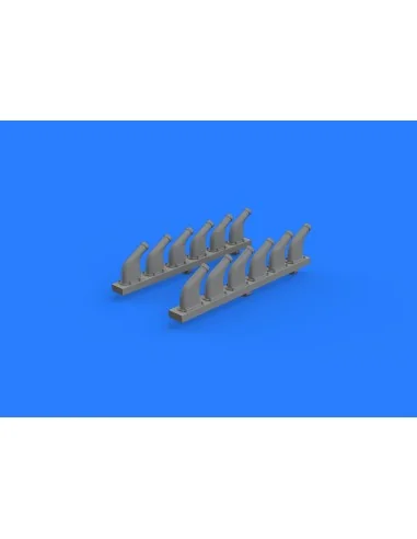 P-51D exhaust stacks for Revell, 1/32 - Eduard Accessories 632118