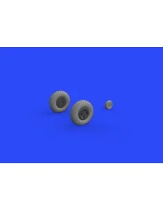 Spitfire Mk.IX wheels 4spoke w/pattern for Tamiya, 1/32 - Eduard Ac...