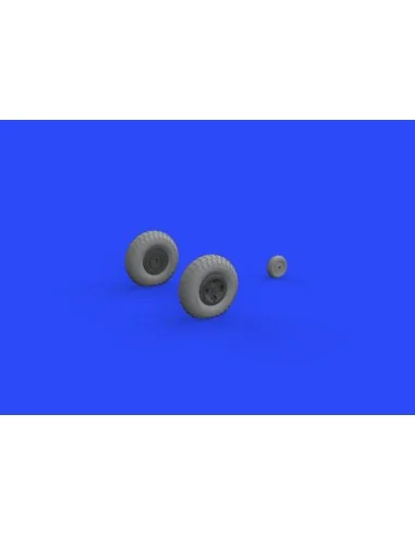 Spitfire Mk.IX wheels 4spoke w/pattern for Tamiya, 1/32 - Eduard Ac...