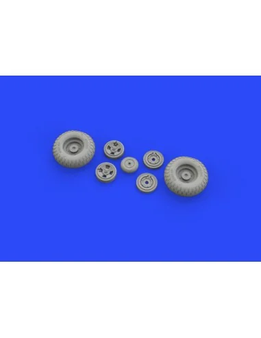 Spitfire Mk.IX wheels 4spoke w/pattern for Tamiya, 1/32 - Eduard Ac...