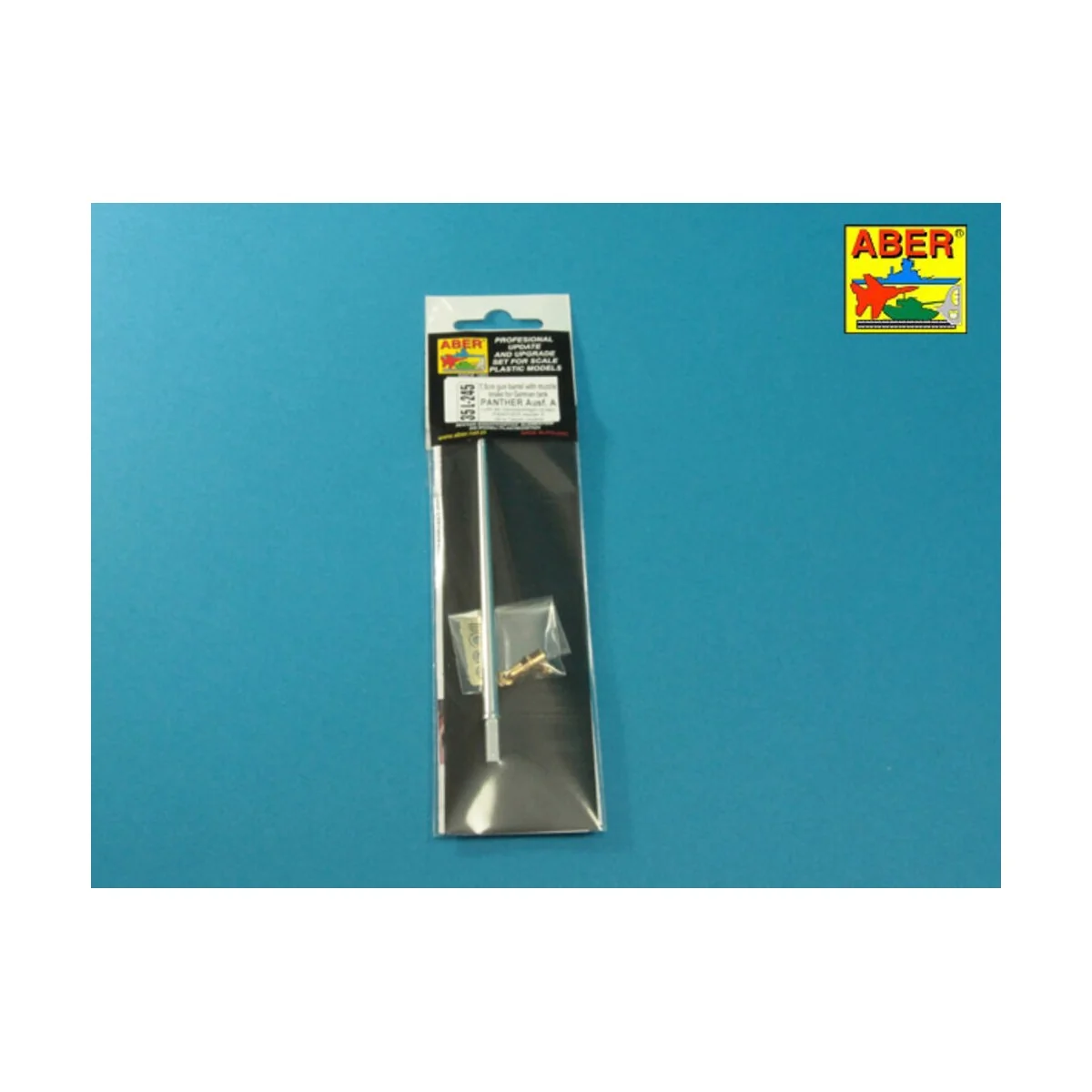 7, 5 cm barrel with muzzle brake for Panther Ausf.A, 1/35 - Aber Mo... 7, 5 cm barrel with muzzle brake for Panther Ausf.A, 1/35 - Aber Mo...
