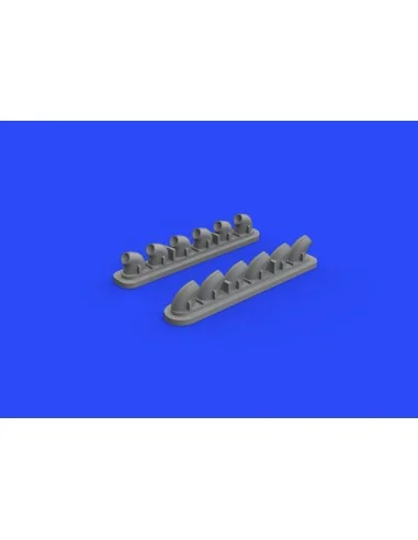 P-40E exhaust stacks for Hasegawa, 1/32 - Eduard Accessories 632135
