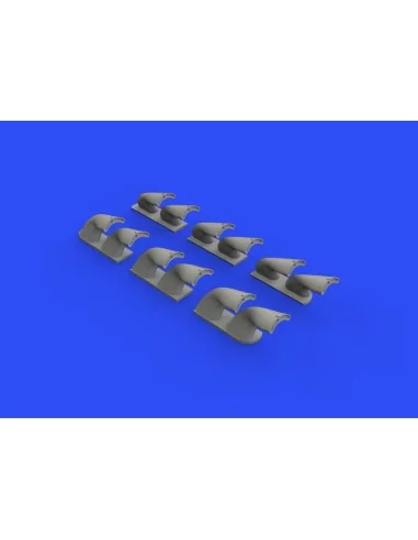 [NO_DESC] P-40 exhaust stacks fishtail f.Hasegawa, 1/32 - Eduard Ac...