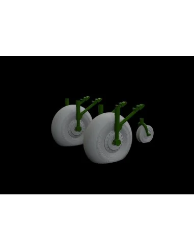 Lancaster wheels for HKM, 1/32 - Eduard Accessories 632144