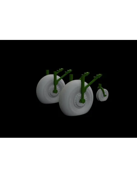 Lancaster wheels for HKM, 1/32 - Eduard Accessories 632144