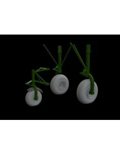 B-24 wheels (8spoke front wheel) for Hobby Boss, 1/32 - Eduard Acce...