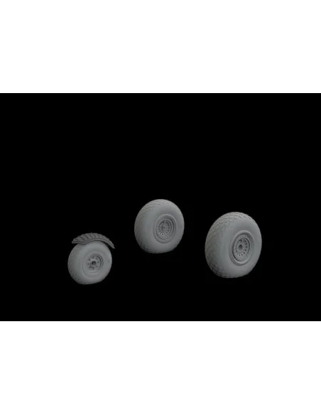 [NO_DESC] B-24 wheels (8spoke front wheel) for Hobby Boss, 1/32 - E...