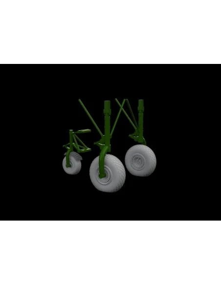 B-24 wheels (8spoke front wheel) for Hobby Boss, 1/32 - Eduard Acce...