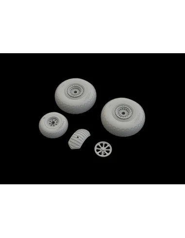 B-24 wheels (8spoke front wheel) for Hobby Boss, 1/32 - Eduard Acce...
