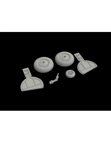Bf 108 wheels for Eduard, 1/32 - Eduard Accessories 632150