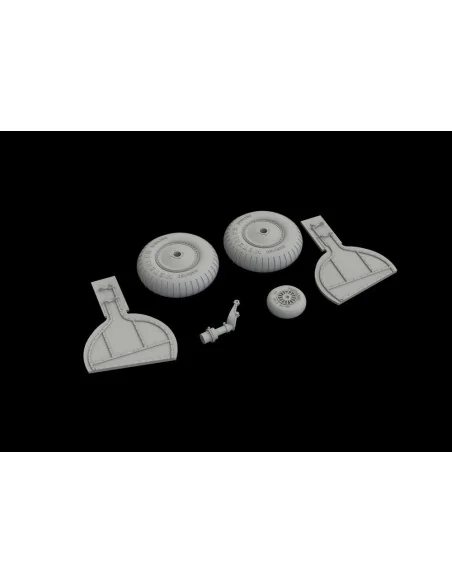 Bf 108 wheels for Eduard, 1/32 - Eduard Accessories 632150