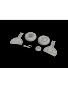Bf 108 wheels spoked for Eduard, 1/32 - Eduard Accessories 632155 2