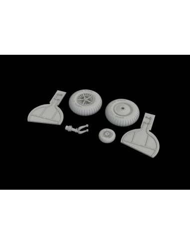 Bf 108 wheels spoked for Eduard, 1/32 - Eduard Accessories 632155