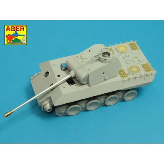 7,5 cm barrel with muzzle brake for Panther Ausf.A - Aber Models 35...