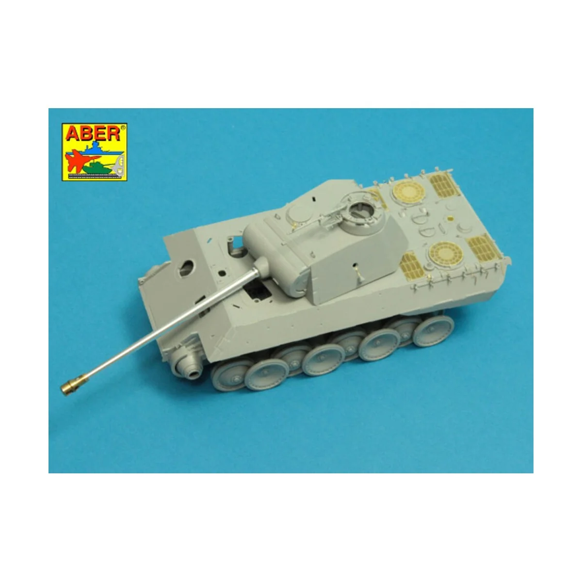 7,5 cm barrel with muzzle brake for Panther Ausf.A - Aber Models 35...
