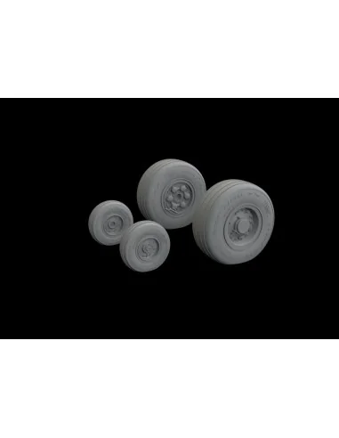 Tornado GR.4 wheels 1/32 for ITALERI, 1/32 - Eduard Accessories 632171