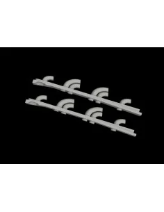 Yak-9T exhaust stacks PRINT for ICM, 1/32 - Eduard Accessories 632182 2