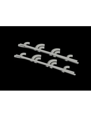 Yak-9T exhaust stacks PRINT for ICM, 1/32 - Eduard Accessories 632182