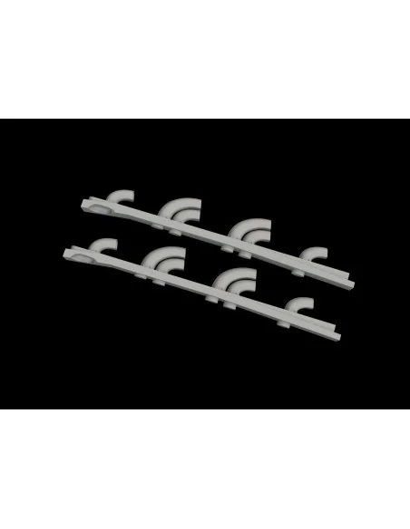 Yak-9T exhaust stacks PRINT for ICM, 1/32 - Eduard Accessories 632182