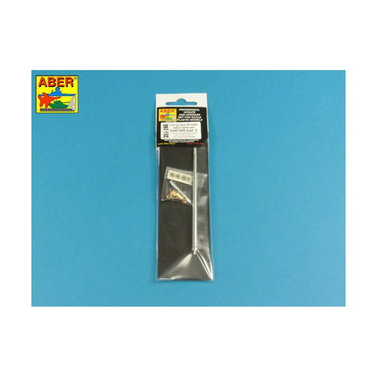 7, 5 cm barrel with muzzle brake for Panther Ausf.G, 1/35 - Aber Mo...