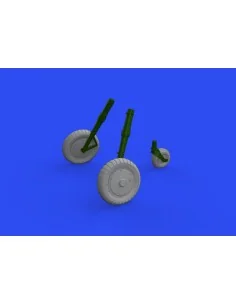 Bf 109G-4 wheels for REVELL, 1/32 - Eduard Accessories 632183 2