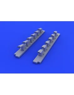 Bf 109G-2/4 exhaust stacks for REVELL, 1/32 - Eduard Accessories 63...