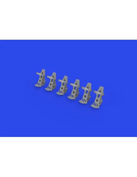 Luftwaffe rudder pedals PRINT, 1/32 - Eduard Accessories 632191