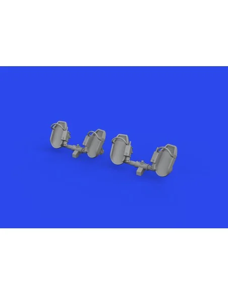Bf 109E rudder pedals early PRINT, 1/32 - Eduard Accessories 632192