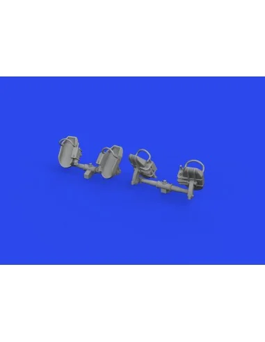 Bf 109E rudder pedals early PRINT, 1/32 - Eduard Accessories 632192