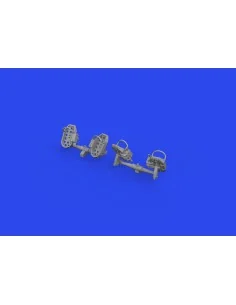 [NO_DESC] Bf 109E rudder pedals late PRINT, 1/32 - Eduard Accessori...