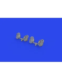 Bf 109E rudder pedals late PRINT, 1/32 - Eduard Accessories 632193 2