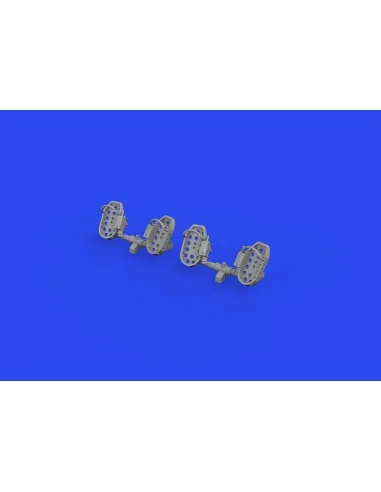 Bf 109E rudder pedals late PRINT, 1/32 - Eduard Accessories 632193